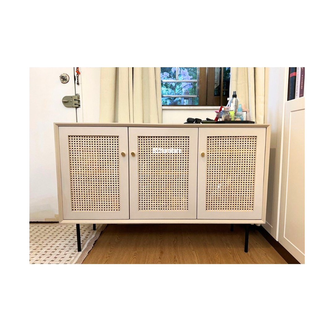 (包送貨安裝 | Delivery and Assembly Included) A525藤織面餐邊櫃 (Dining sideboard)
