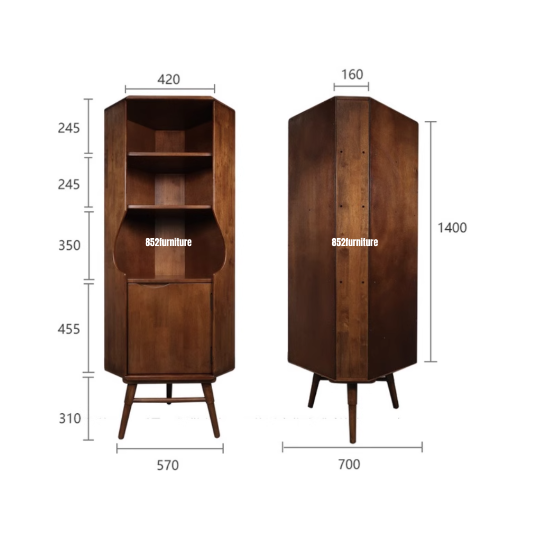 (包送貨安裝 | Delivery and Assembly Included) A527實木轉角櫃 (corner cabinet)