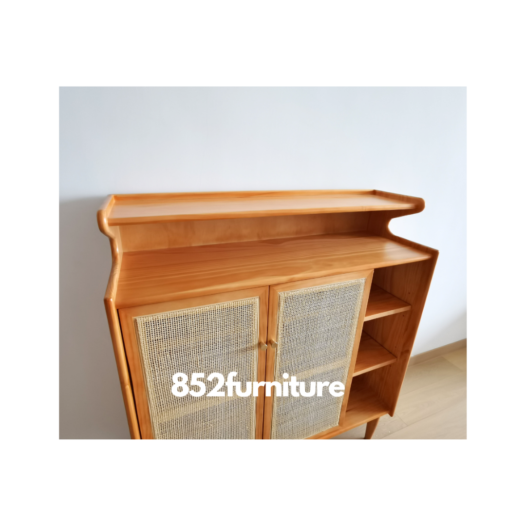 (包送貨安裝 | Delivery and Assembly Included)  A125 日式藤織面鞋櫃 (rattan shoe cabinet)