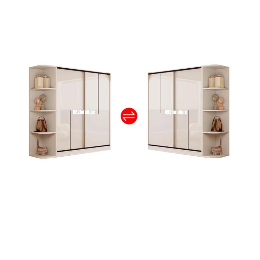 (包送貨安裝 | Delivery and Assembly Included) A531趟門衣櫃 (Wooden sliding door wardrobe)