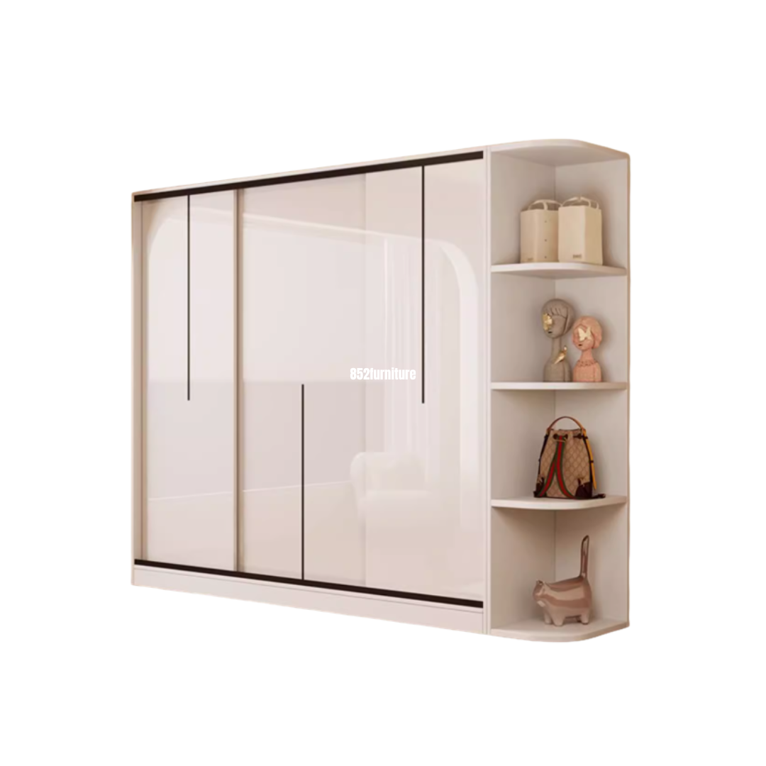 (包送貨安裝 | Delivery and Assembly Included) A531趟門衣櫃 (Wooden sliding door wardrobe)