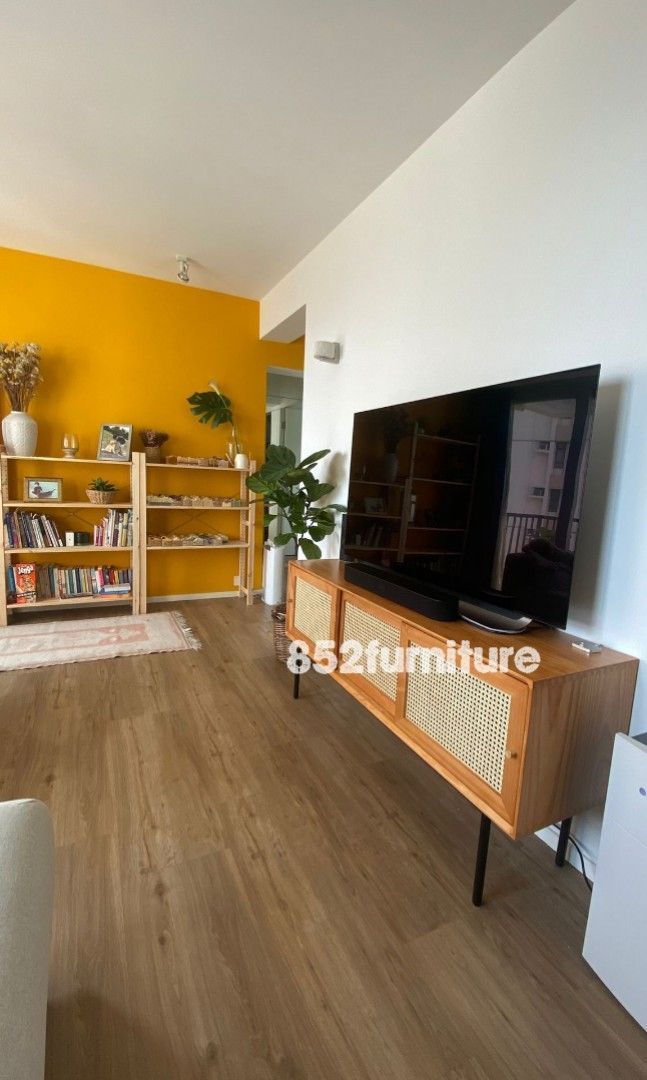 (包送貨安裝 | Delivery and Assembly Included) A031 日式藤織面電視櫃 (tv cabinet)