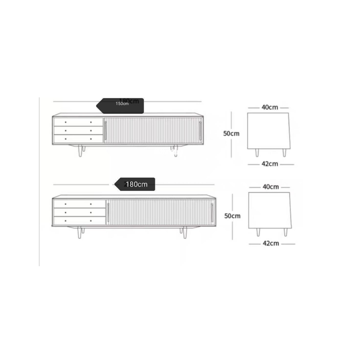 (包送貨安裝 | Delivery and Assembly Included)  A045日式玻璃電視櫃(tv cabinet)