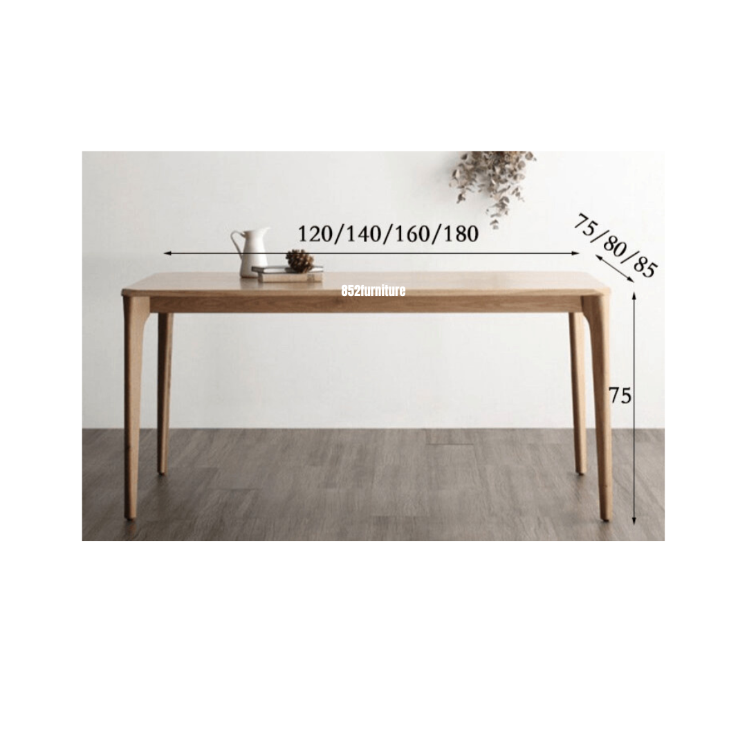 (包送貨安裝 | Delivery and Assembly Included) A038 日式橡木餐桌 (dining table)