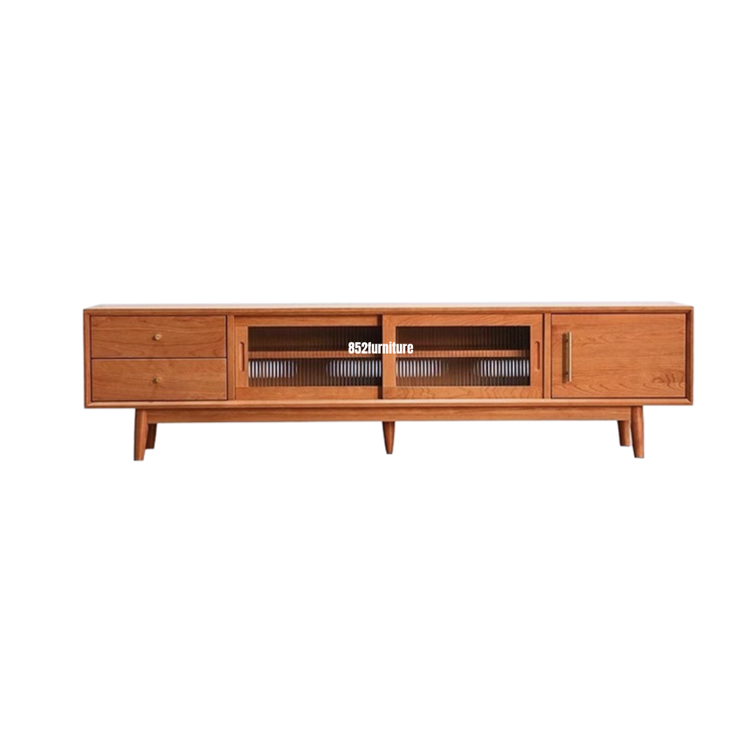(包送貨安裝 | Delivery and Assembly Included) A535櫻桃木電視櫃 (tv cabinet)