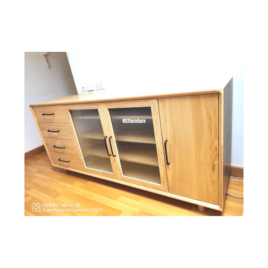 (包送貨安裝 | Delivery and Assembly Included) A538白蠟木餐邊櫃 (Ash dining sideboard)