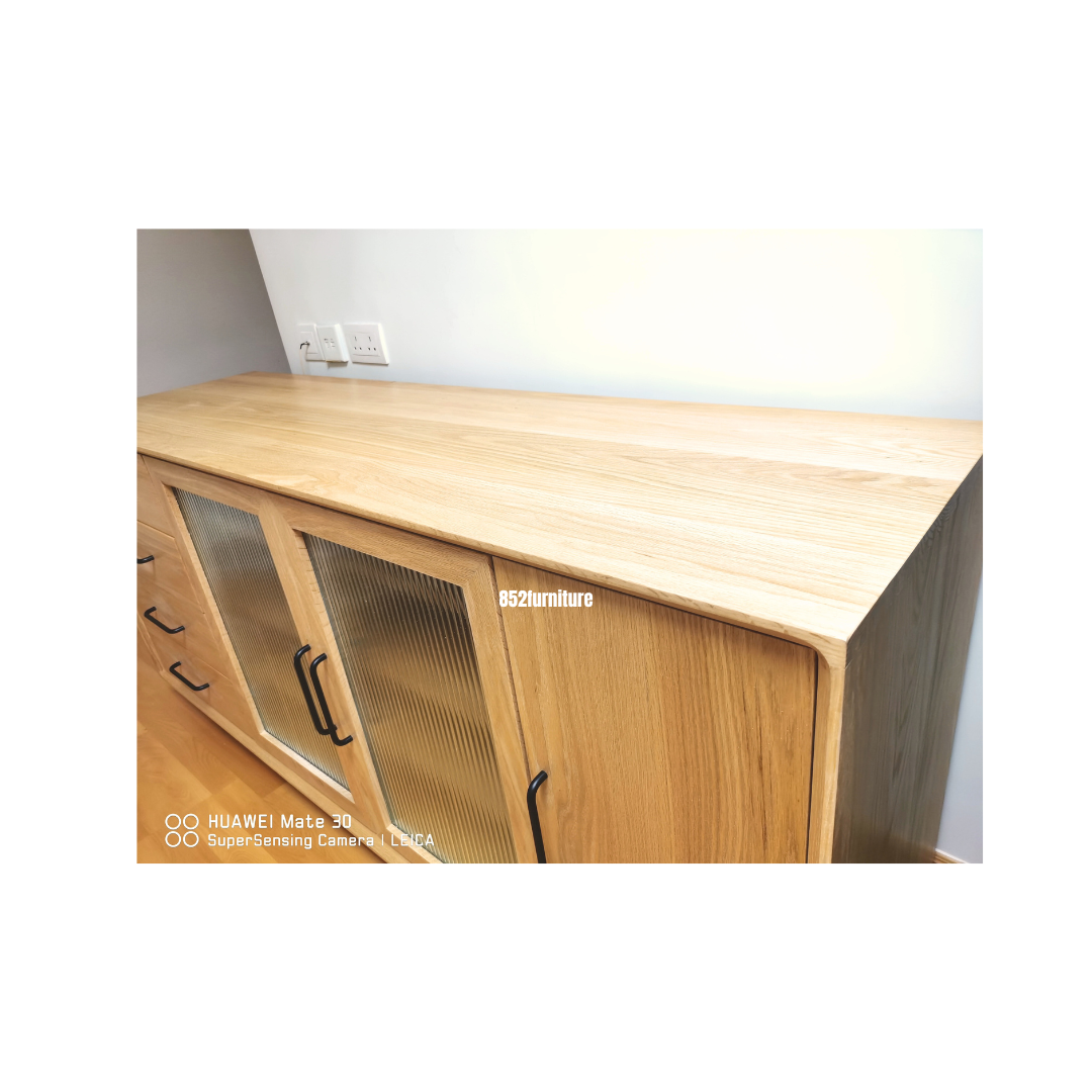 (包送貨安裝 | Delivery and Assembly Included) A538白蠟木餐邊櫃 (Ash dining sideboard)
