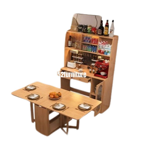 (包送貨安裝 | Delivery and Assembly Included) A555橡木長虹玻璃餐邊櫃 (Oak dining sideboard)