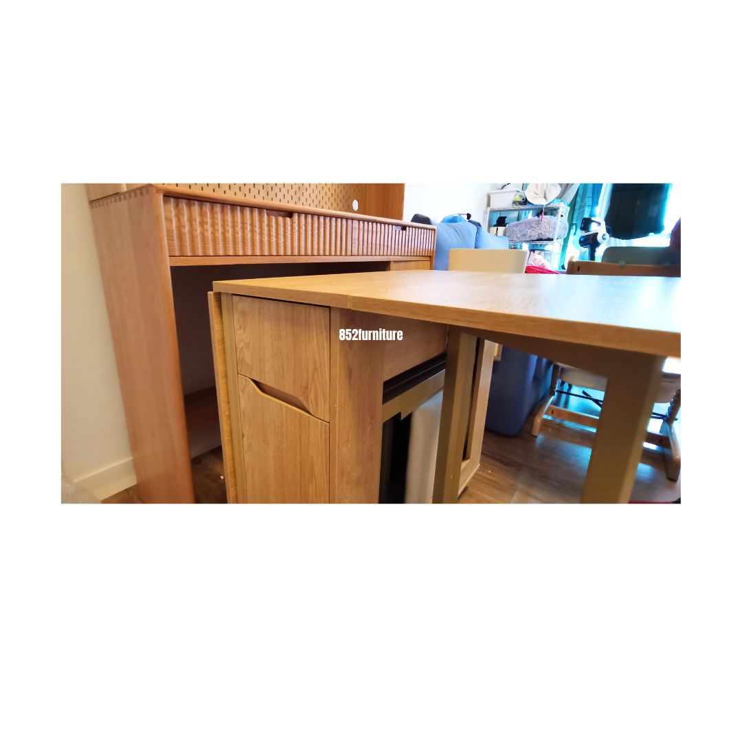 (包送貨安裝 | Delivery and Assembly Included) A555橡木長虹玻璃餐邊櫃 (Oak dining sideboard)