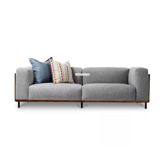 (包送貨安裝 | Delivery and Assembly Included) A545日式木制布梳化(wooden fabric sofa)