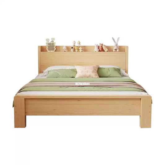 (包送貨安裝 | Delivery and Assembly Included) A547木制大床 (Wooden bed frame)