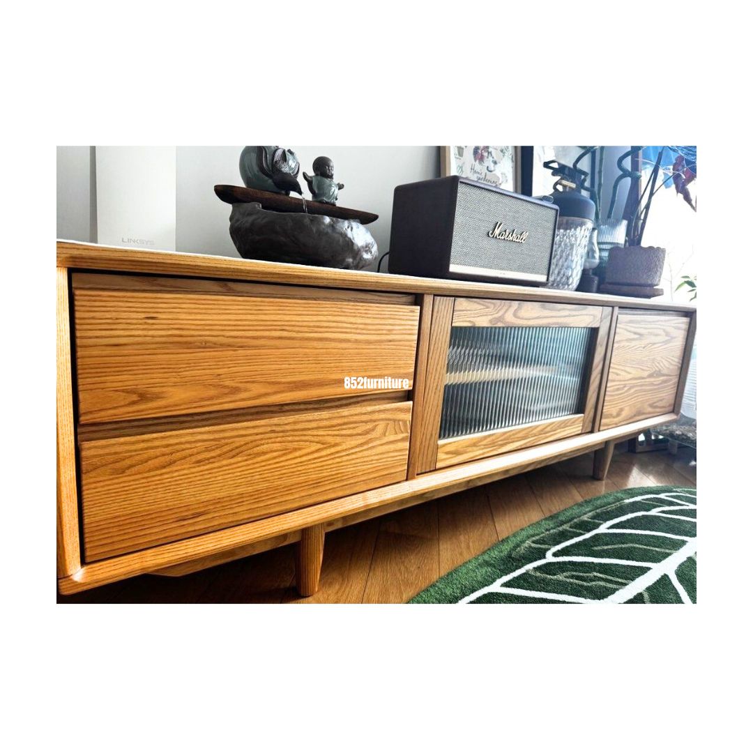 (包送貨安裝 | Delivery and Assembly Included) A551 實木電視櫃 (wooden tv cabinet)