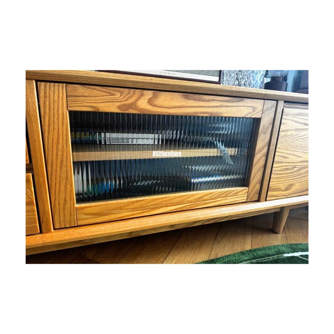 (包送貨安裝 | Delivery and Assembly Included) A551 實木電視櫃 (wooden tv cabinet)