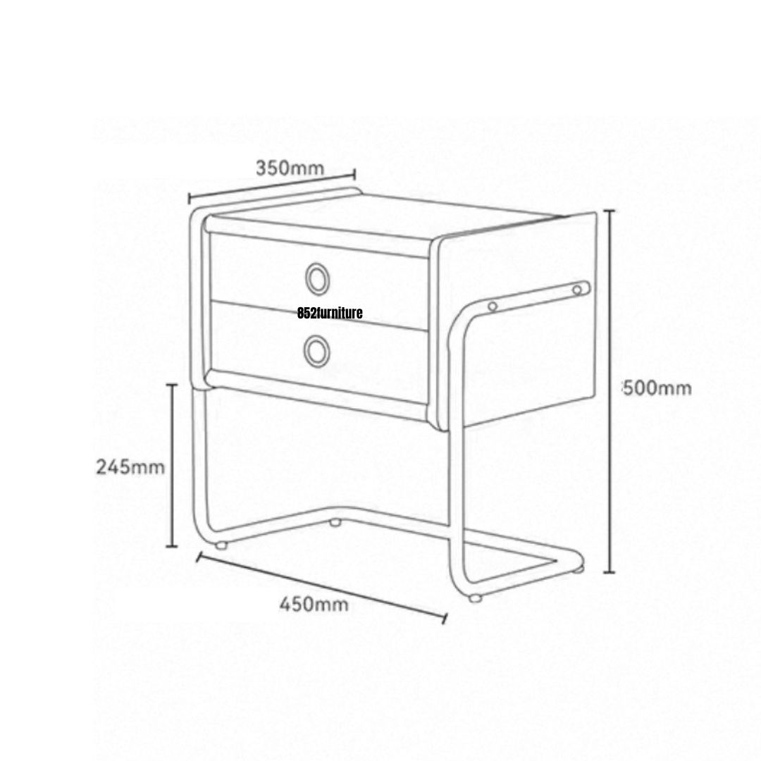 (包送貨安裝 | Delivery and Assembly Included) A558日式床頭櫃 (Rattan bedside table)