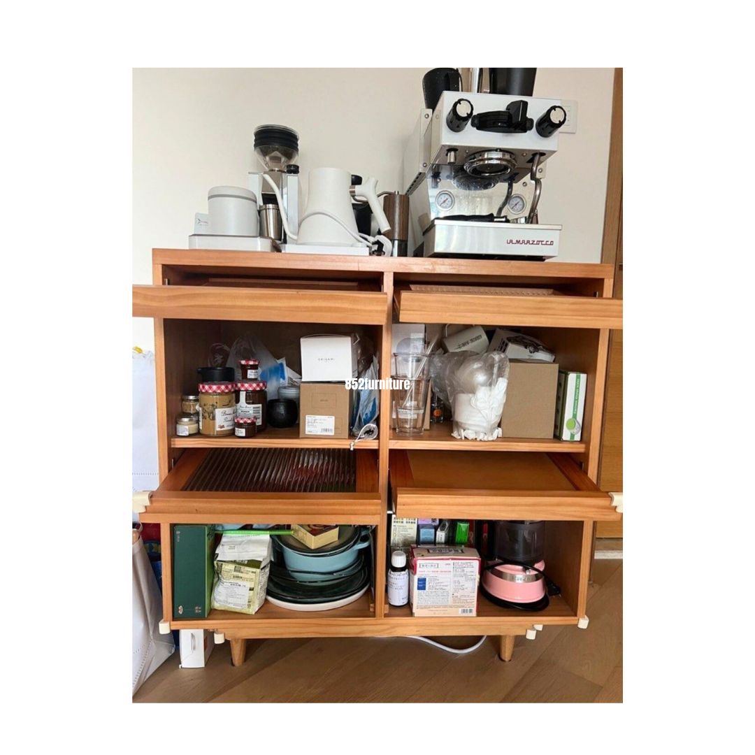 (包送貨安裝 | Delivery and Assembly Included) A562日式長虹玻璃書櫃 (Reeded glass bookcase)