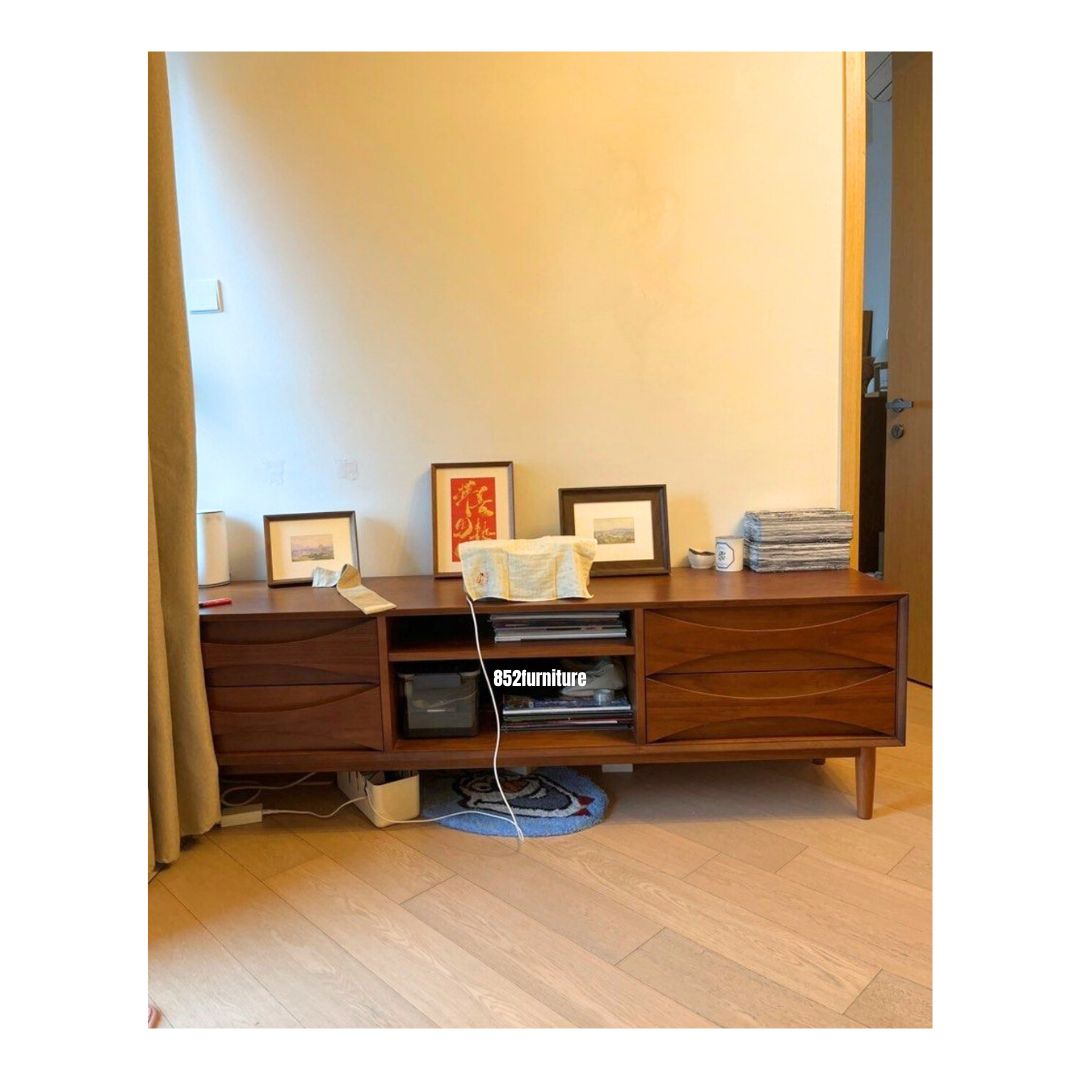 (包送貨安裝 | Delivery and Assembly Included) A563實木電視櫃 (solid wood tv cabinet)