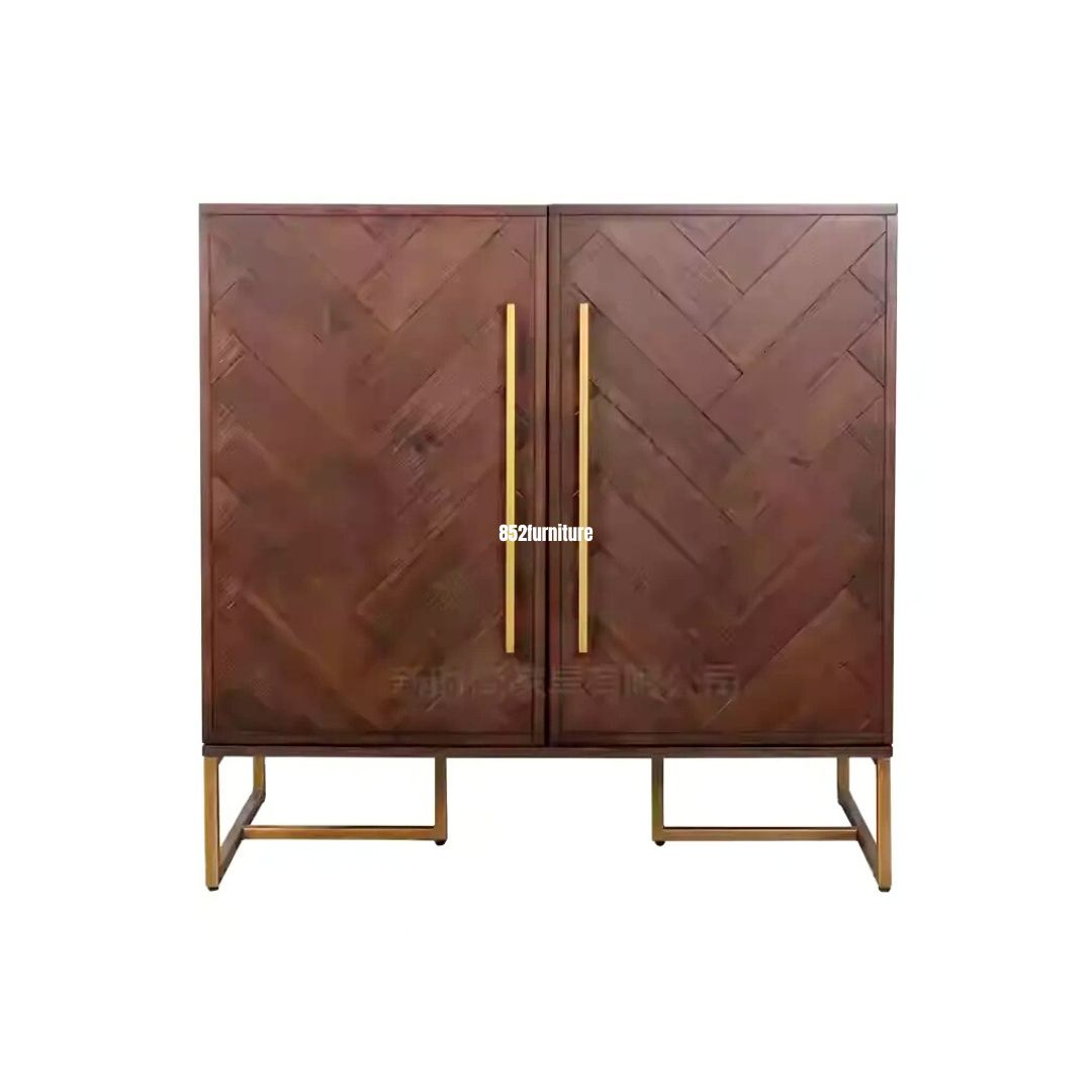(包送貨安裝 | Delivery and Assembly Included) A565魚骨紋酒櫃 (wine cabinet, Sideboard)
