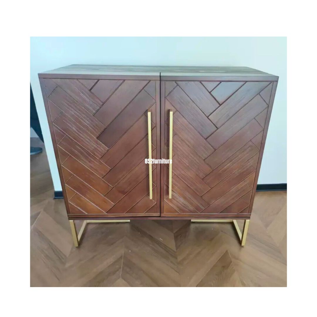 (包送貨安裝 | Delivery and Assembly Included) A565魚骨紋酒櫃 (wine cabinet, Sideboard)