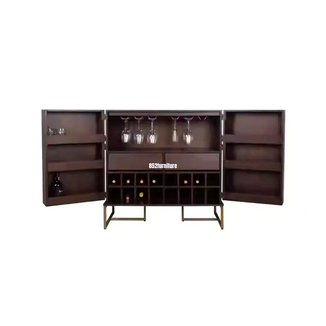 (包送貨安裝 | Delivery and Assembly Included) A565魚骨紋酒櫃 (wine cabinet, Sideboard)