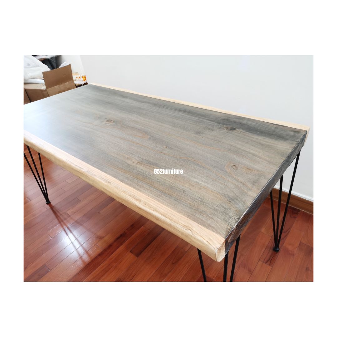 (包送貨安裝 | Delivery and Assembly Included) A567原木實木餐桌 (dining table)