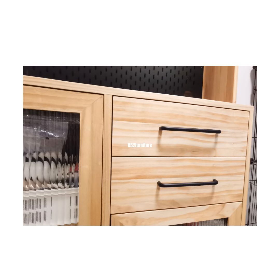 (包送貨安裝 | Delivery and Assembly Included) A577日式實木餐邊櫃 (dining sideboard)