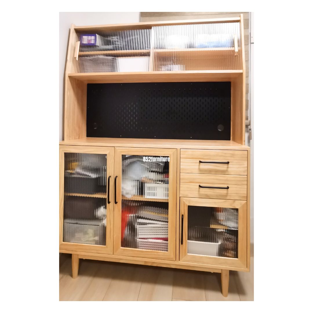 (包送貨安裝 | Delivery and Assembly Included) A577日式實木餐邊櫃 (dining sideboard)