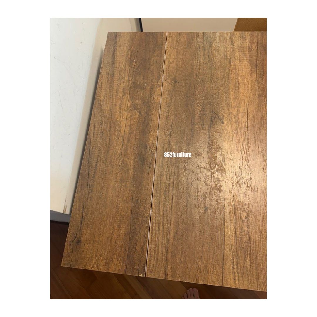 (包送貨安裝 | Delivery and Assembly Included) A397 實木申縮餐桌 (Wooden extendable dining table)