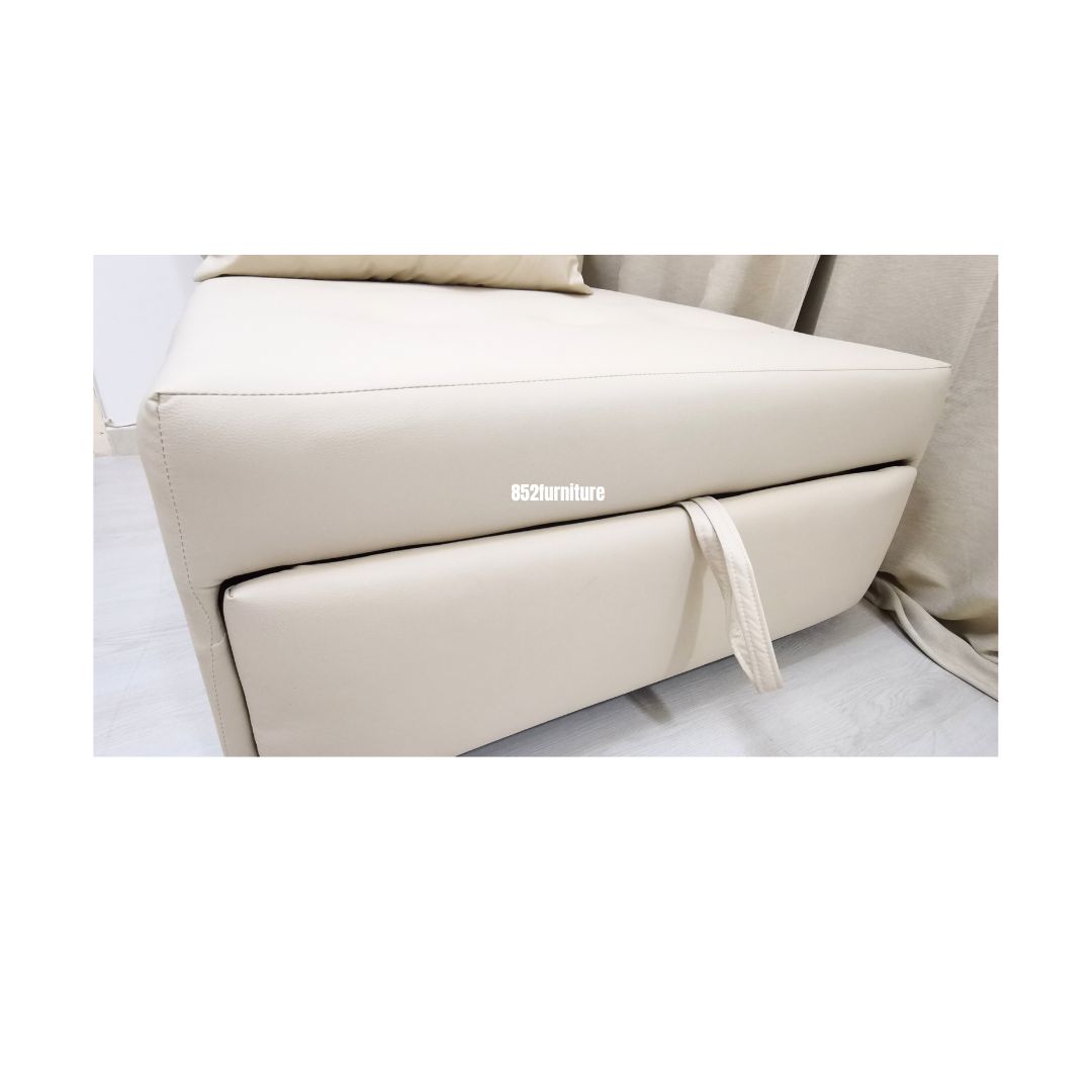(包送貨安裝 | Delivery and Assembly Included) A378布藝梳化床 (wooden fabric sofa bed)