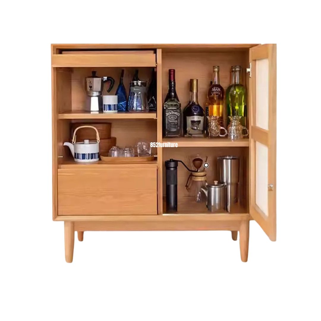 (包送貨安裝 | Delivery and Assembly Included) A587藤織面餐邊櫃 (Dining sideboard)