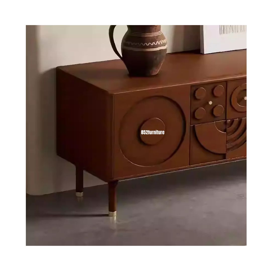 (包送貨安裝 | Delivery and Assembly Included) A596 圖案電視櫃 (Pattern tv cabinet)