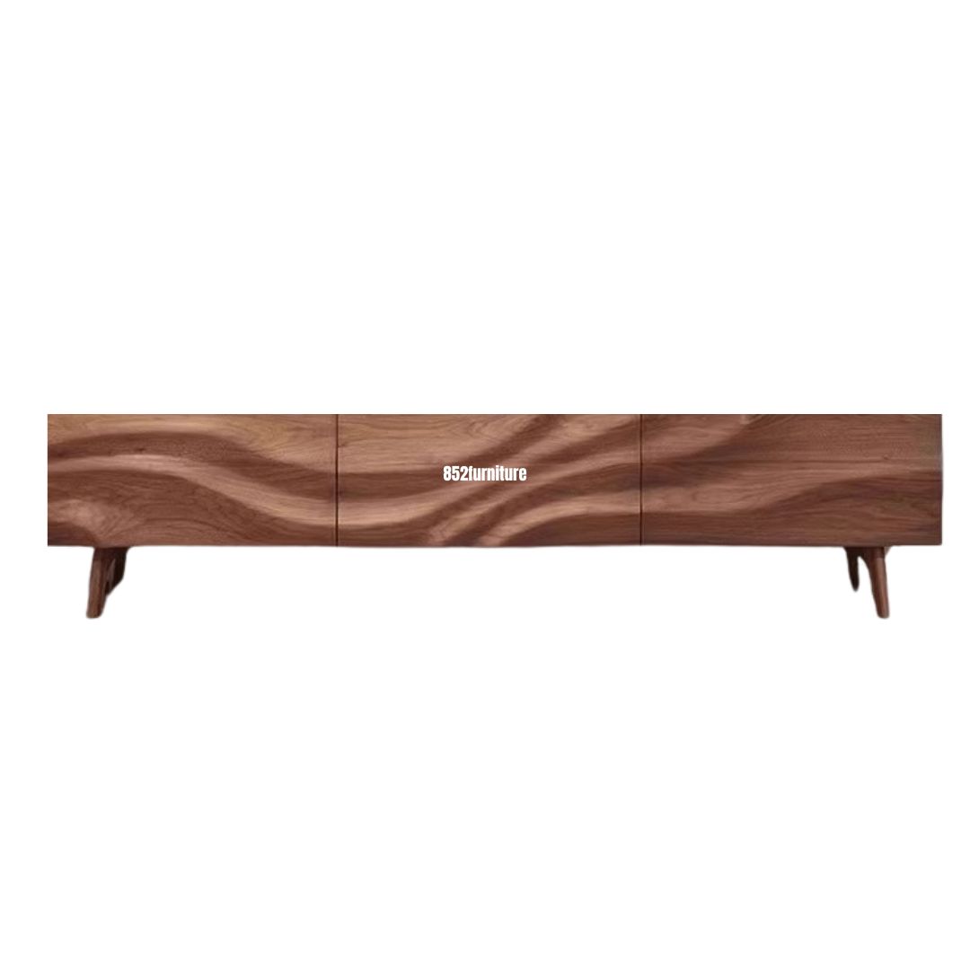 (包送貨安裝 | Delivery and Assembly Included) A321水紋實木電視櫃 (solid wood tv cabinet)