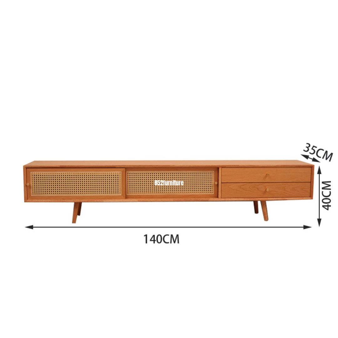(包送貨安裝 | Delivery and Assembly Included) A597 實木電視櫃 (Tv cabinet)
