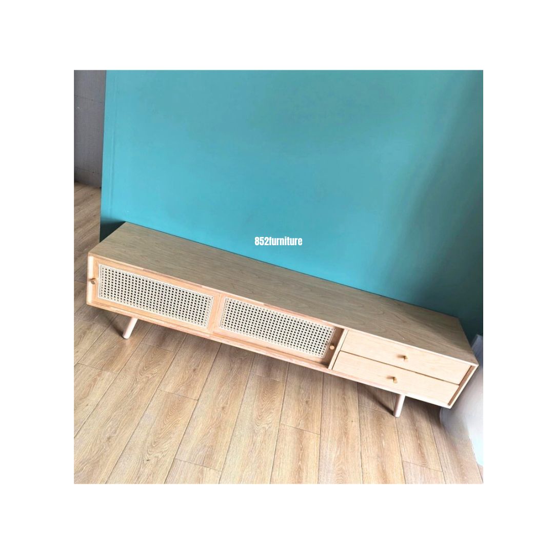 (包送貨安裝 | Delivery and Assembly Included) A597 實木電視櫃 (Tv cabinet)