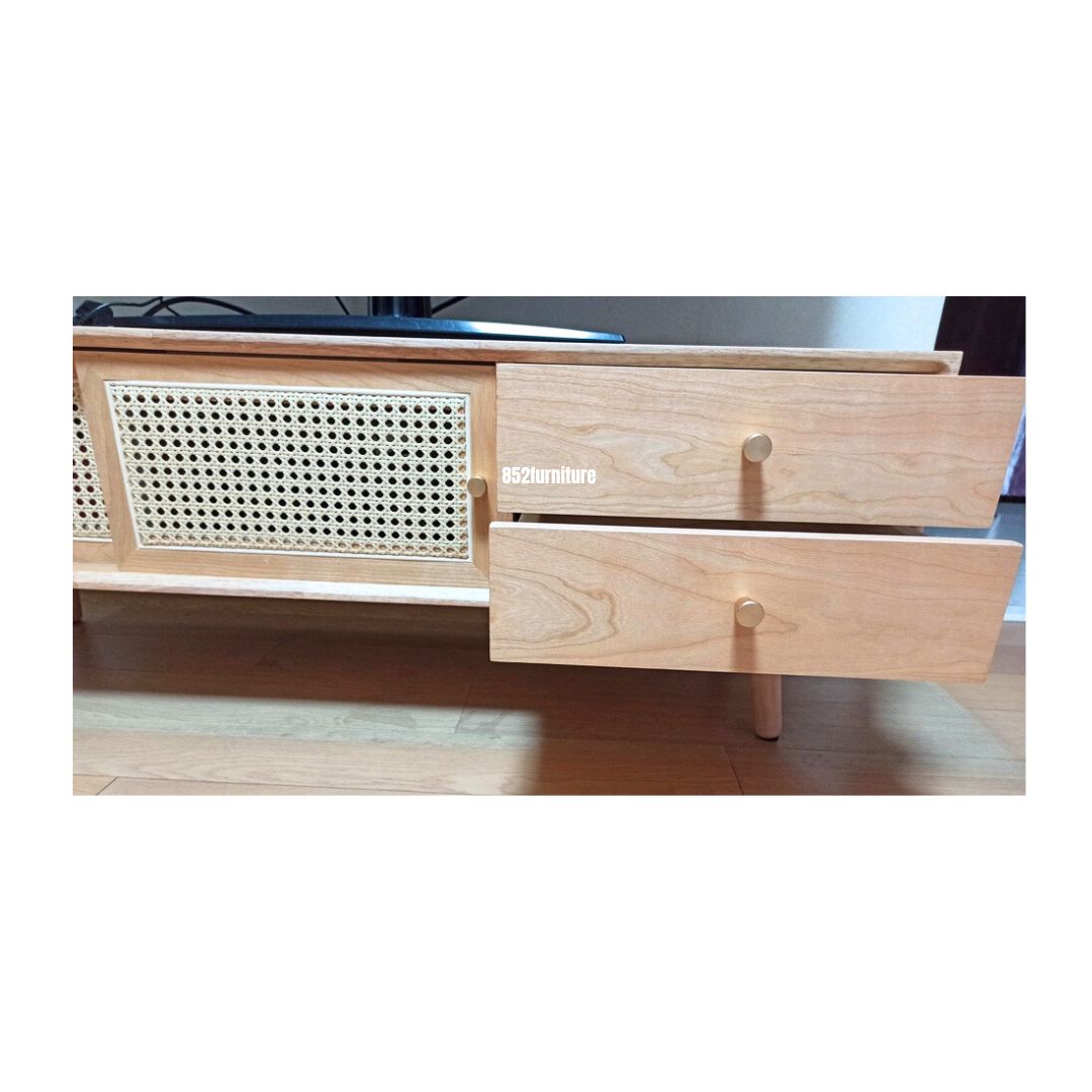 (包送貨安裝 | Delivery and Assembly Included) A597 實木電視櫃 (Tv cabinet)