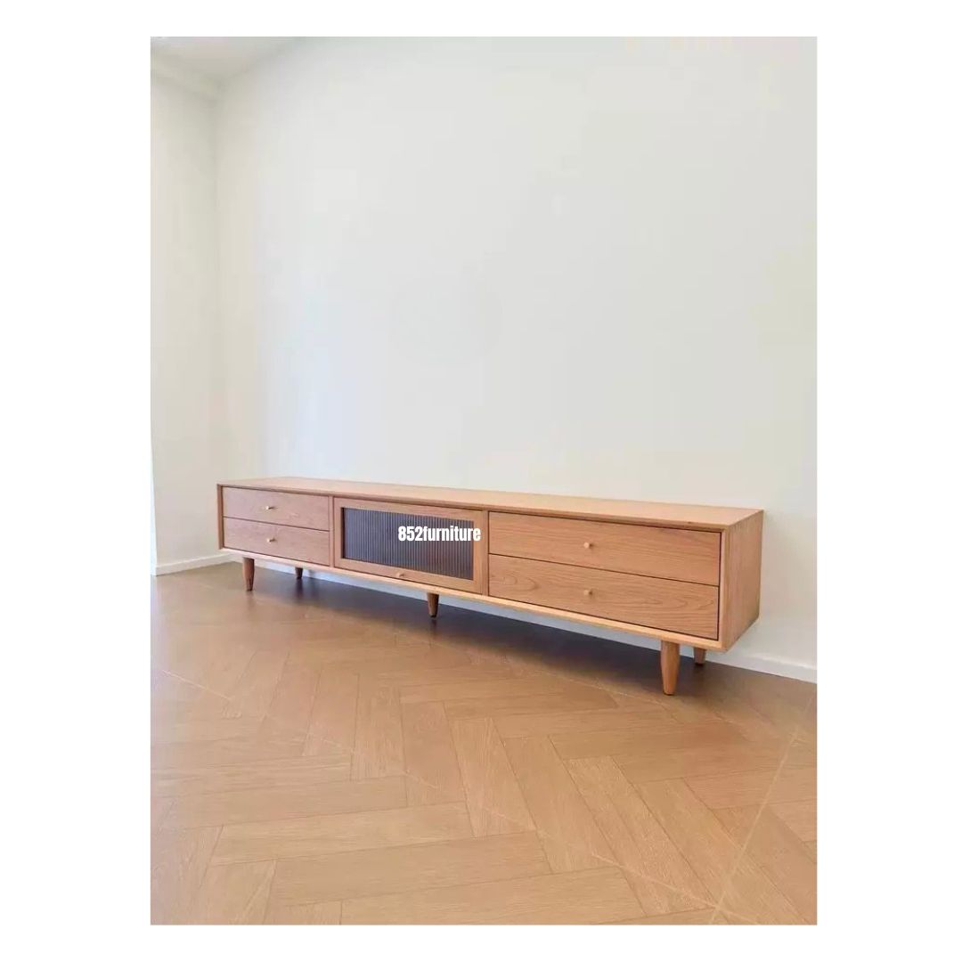 (包送貨安裝 | Delivery and Assembly Included) A007 實木電視櫃 (tv cabinet)