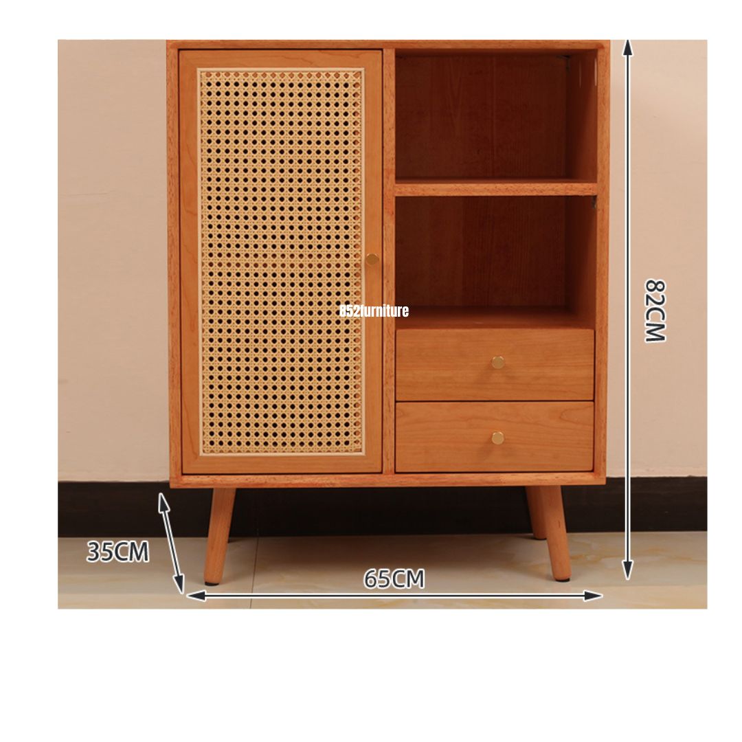 (包送貨安裝 | Delivery and Assembly Included) A598藤織面餐邊櫃 (Dining sideboard)
