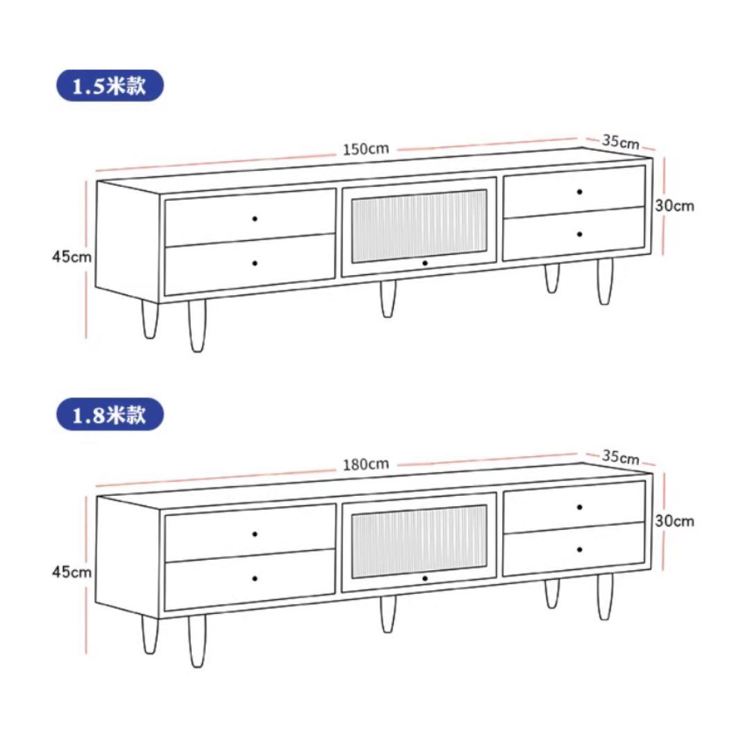 (包送貨安裝 | Delivery and Assembly Included) A007 實木電視櫃 (tv cabinet)