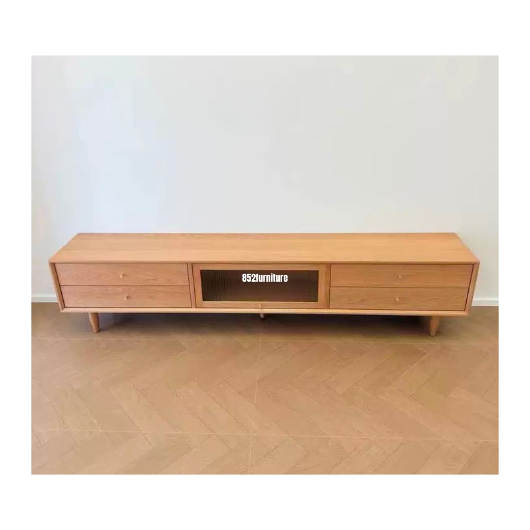 (包送貨安裝 | Delivery and Assembly Included) A007 實木電視櫃 (tv cabinet)