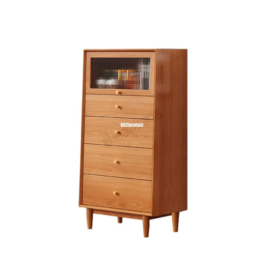 (包送貨安裝 | Delivery and Assembly Included) A600日式實木五斗櫃 (chest of drawers)