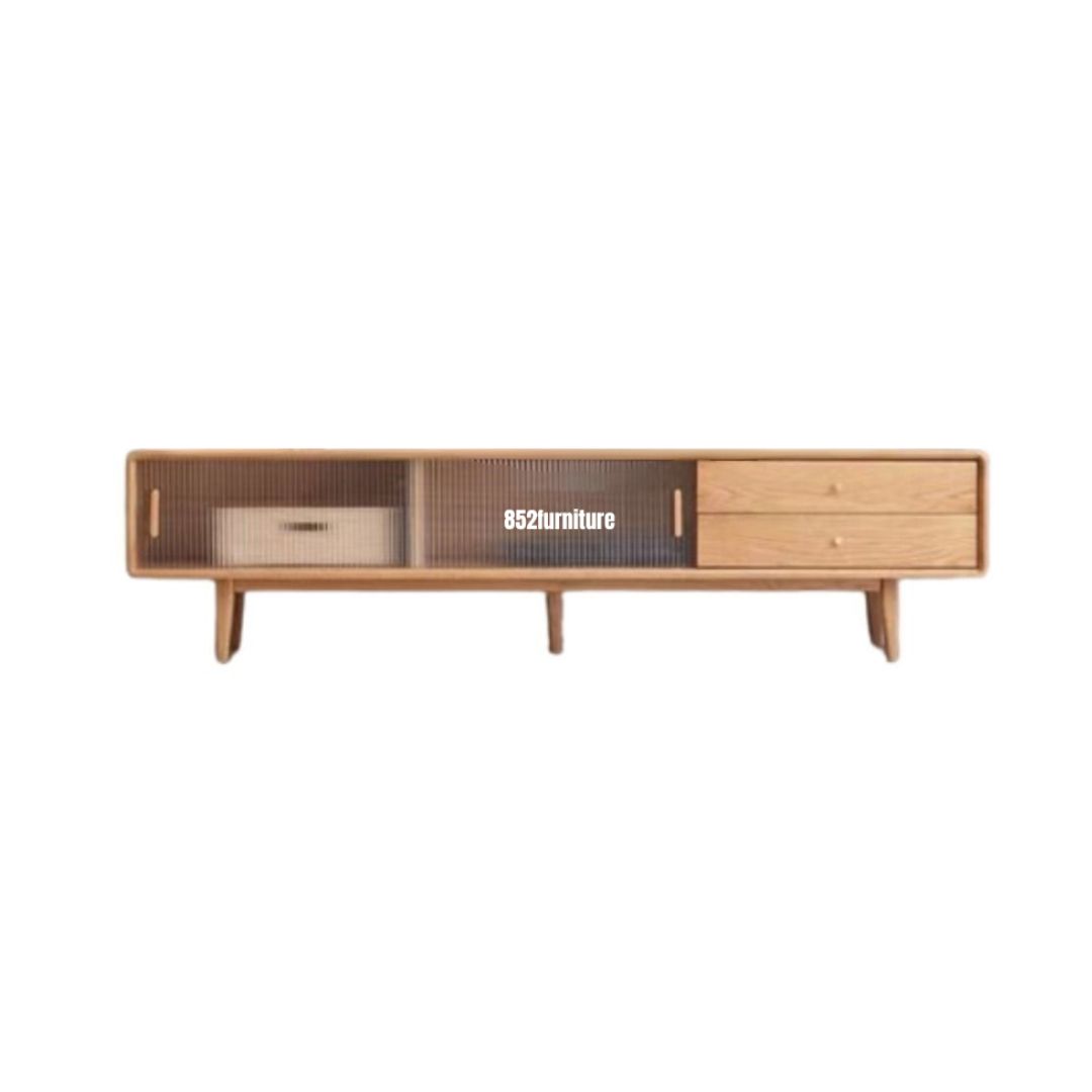 (包送貨安裝 | Delivery and Assembly Included) A018 實木電視櫃 (tv cabinet)