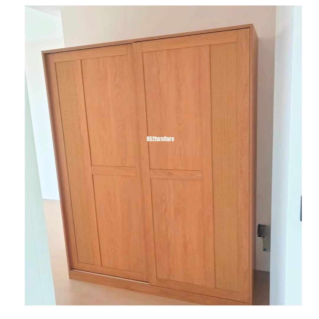 (包送貨安裝 | Delivery and Assembly Included) A606 趟門衣櫃 (Wooden sliding door wardrobe)