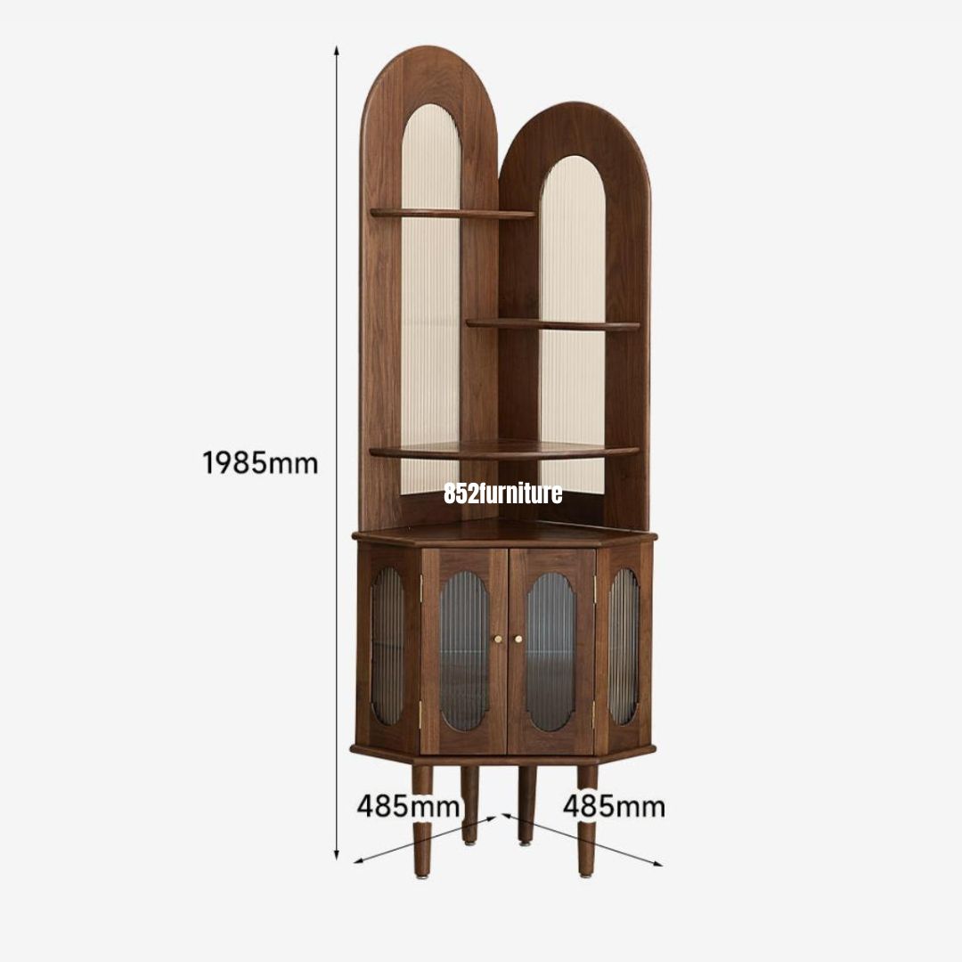 (包送貨安裝 | Delivery and Assembly Included) A194 北歐實木轉角櫃 (corner cabinet)