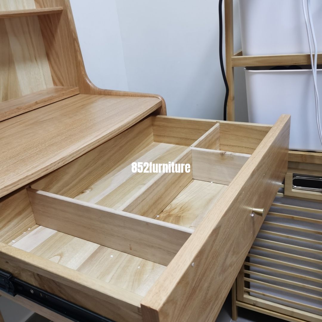 (包送貨安裝 | Delivery and Assembly Included) A402 橡木梳妝臺 (oak dressing table)