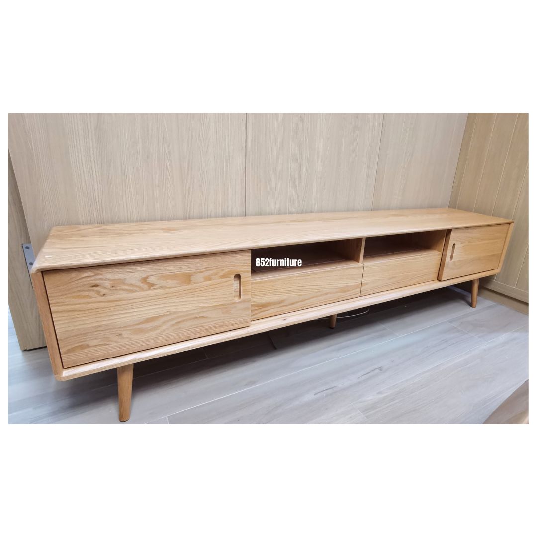 (包送貨安裝 | Delivery and Assembly Included)  A021 簡約實木電視櫃 (tv cabinet)