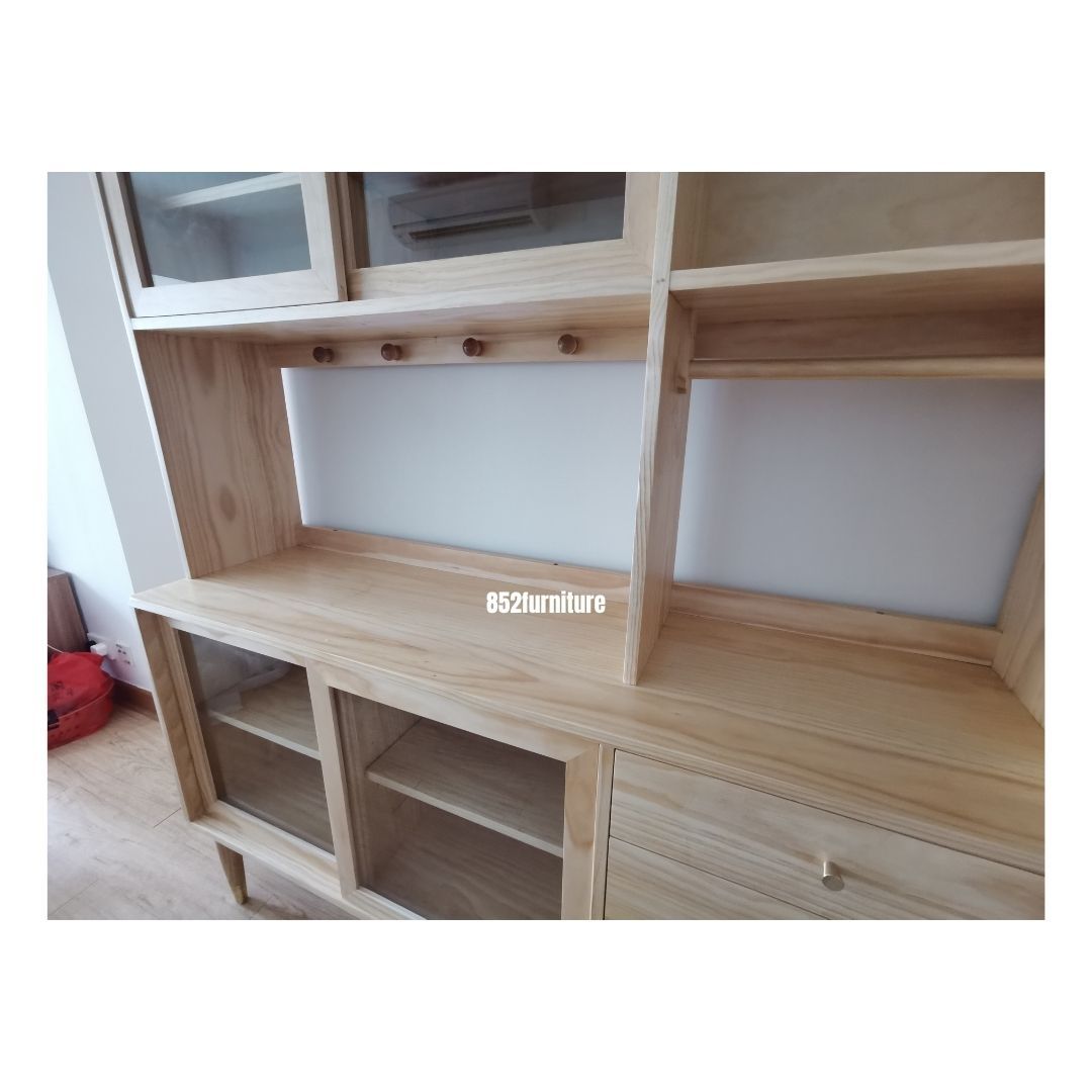 (包送貨安裝 | Delivery and Assembly Included) A066實木餐邊櫃 (dining sideboard)