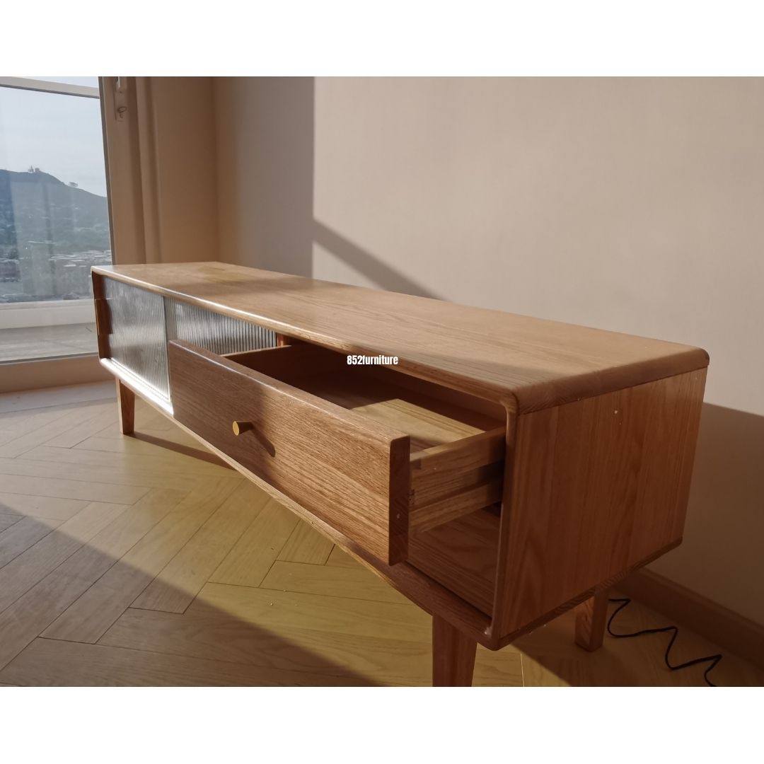 (包送貨安裝 | Delivery and Assembly Included) A018 實木電視櫃 (tv cabinet)