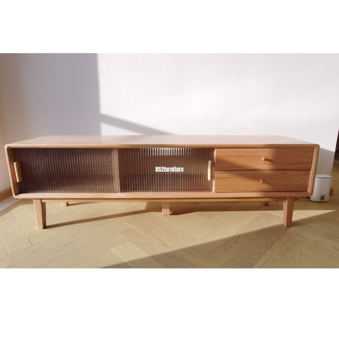 (包送貨安裝 | Delivery and Assembly Included) A018 實木電視櫃 (tv cabinet)
