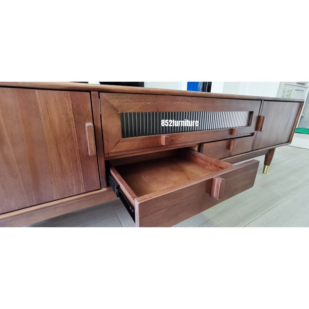 (包送裝安裝 | delivery and assembly included) A162 日式長虹玻璃電視櫃 (Tv Cabinet)