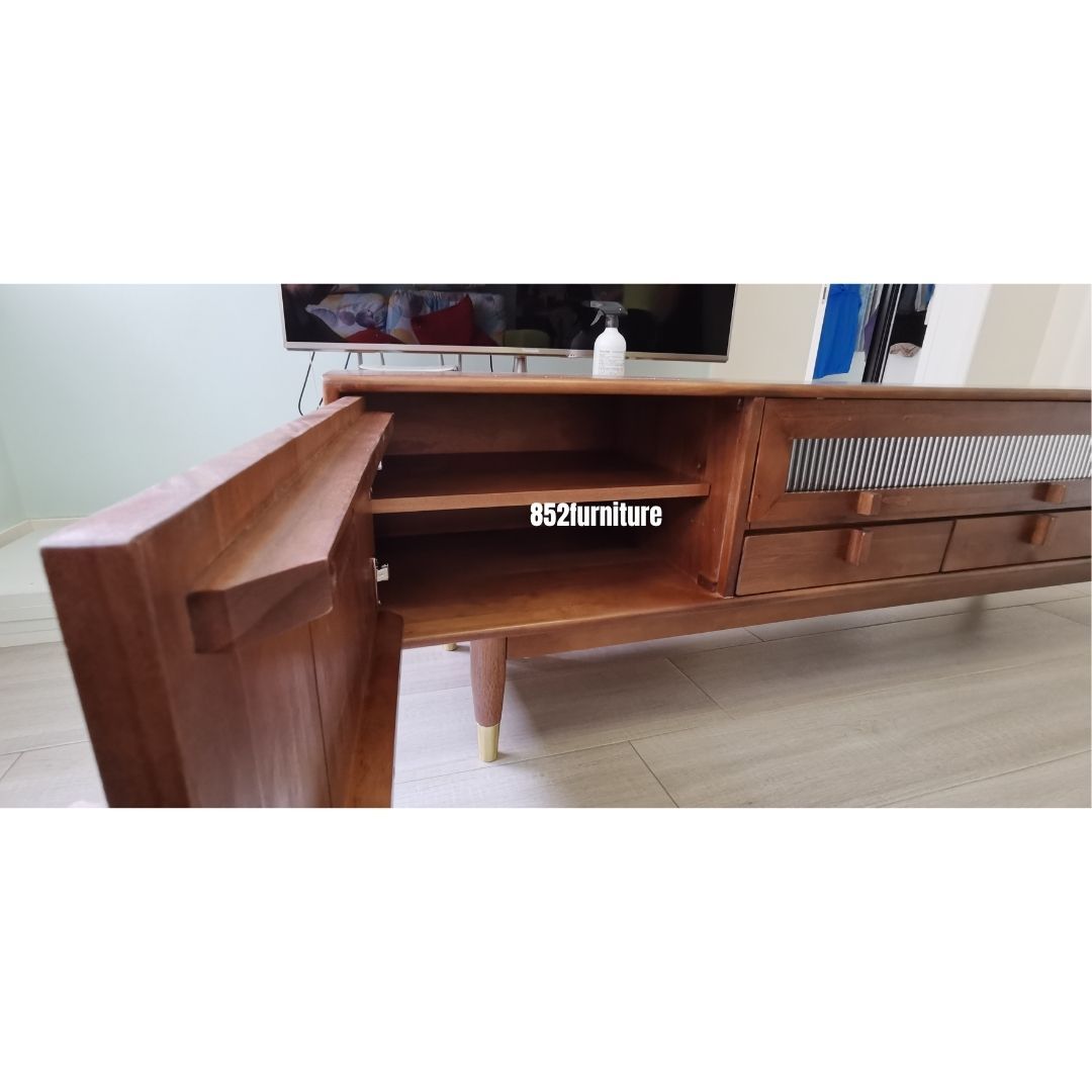 (包送裝安裝 | delivery and assembly included) A162 日式長虹玻璃電視櫃 (Tv Cabinet)