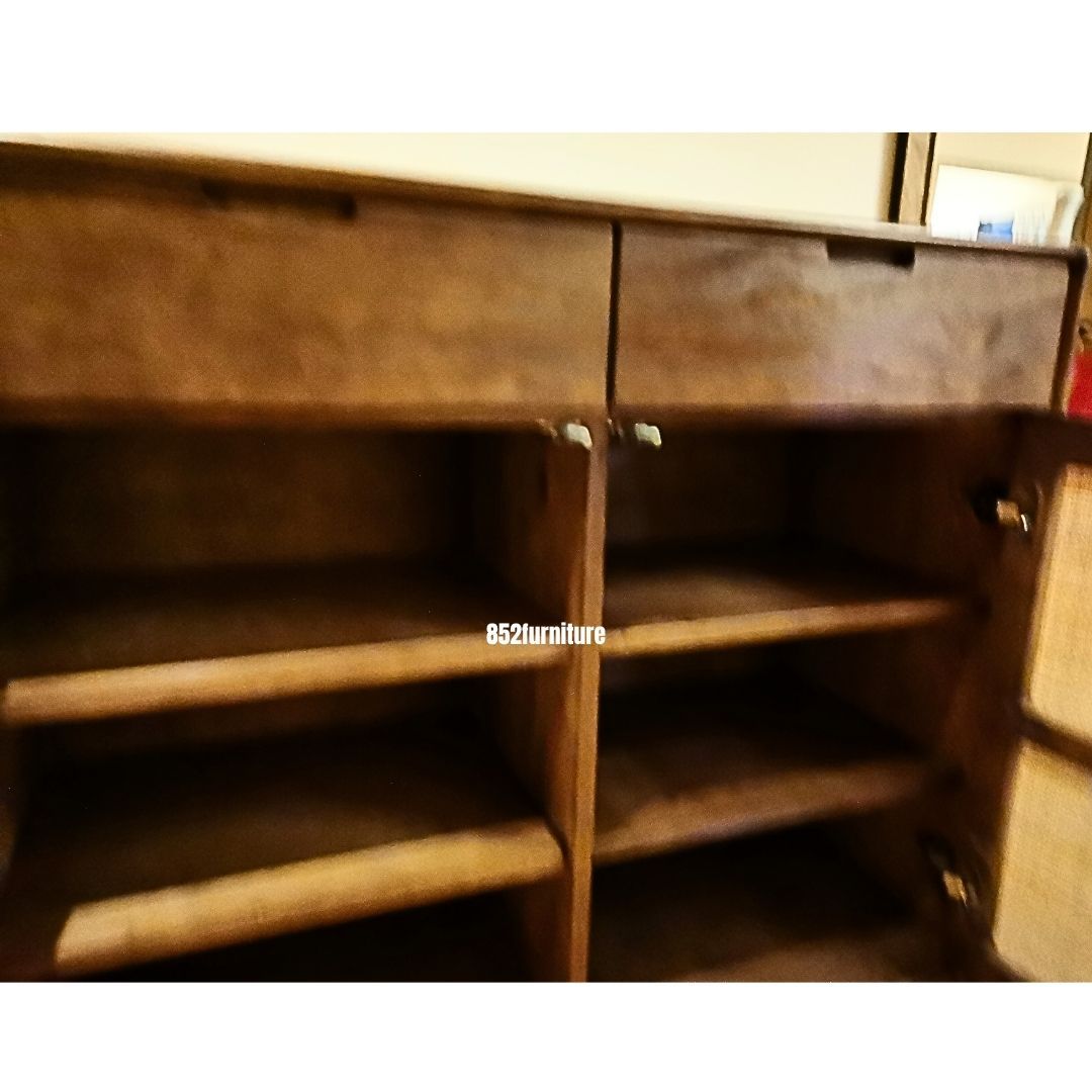 (包送貨安裝 | Delivery and Assembly Included) A277日式藤織面鞋櫃 (rattan shoe cabinet)